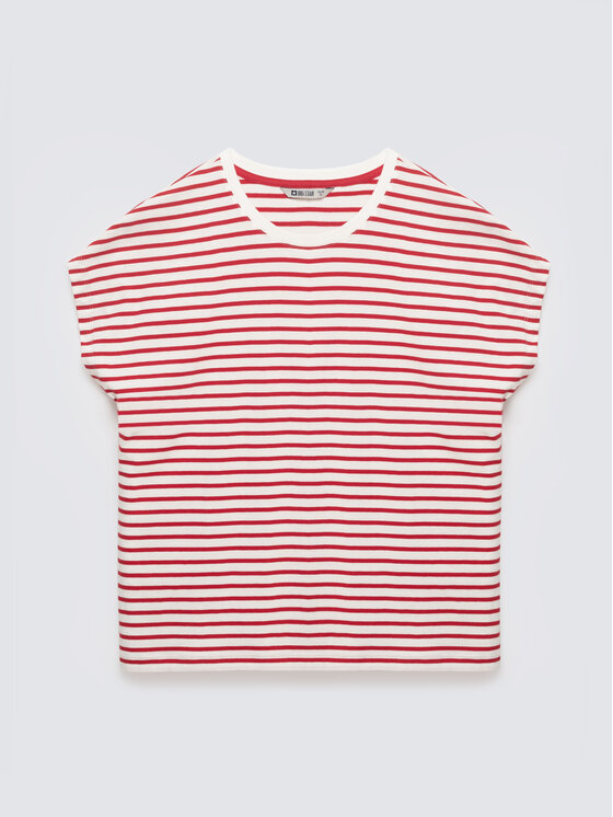 BIG STAR BIG STAR T-Shirt ALEKSA Czerwony Comfort Fit