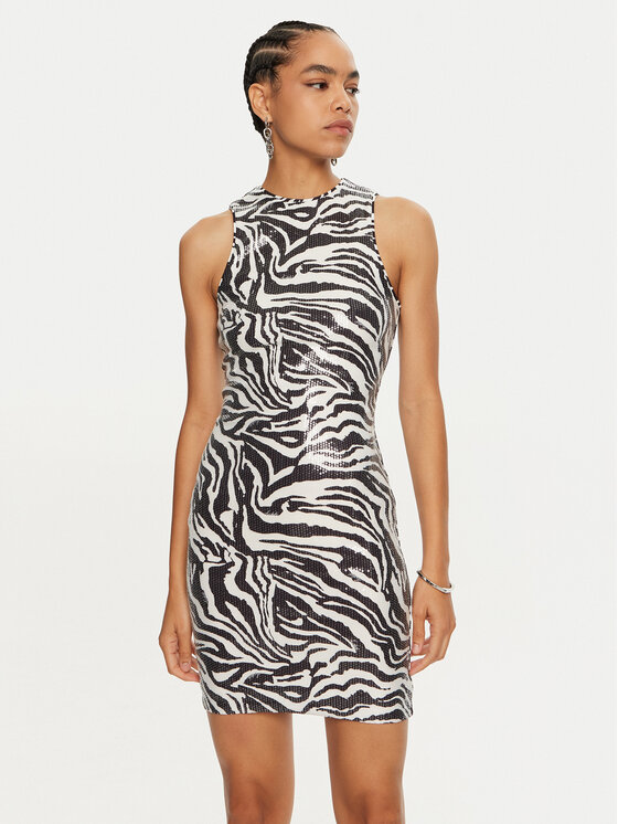 ROTATE ROTATE Rochie cocktail 1125812959 Negru Slim Fit