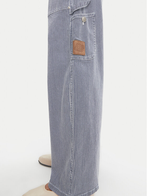 Munthe Munthe Jeans hlače Fancie 251141425106 Mornarsko modra Wide Leg