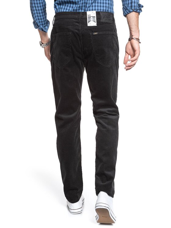 Lee Lee Pantaloni di tessuto AUSTIN Nero Straight Fit