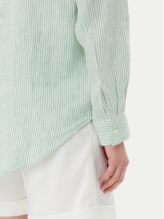Tommy Hilfiger Tommy Hilfiger Marškiniai WW0WW44679 Žalia Regular Fit