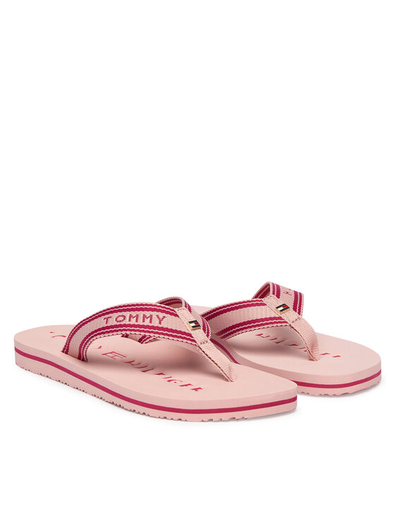 Tommy Hilfiger Tommy Hilfiger Flip-flops Th Webbing Summer Sandal FW0FW09193 Rózsaszín