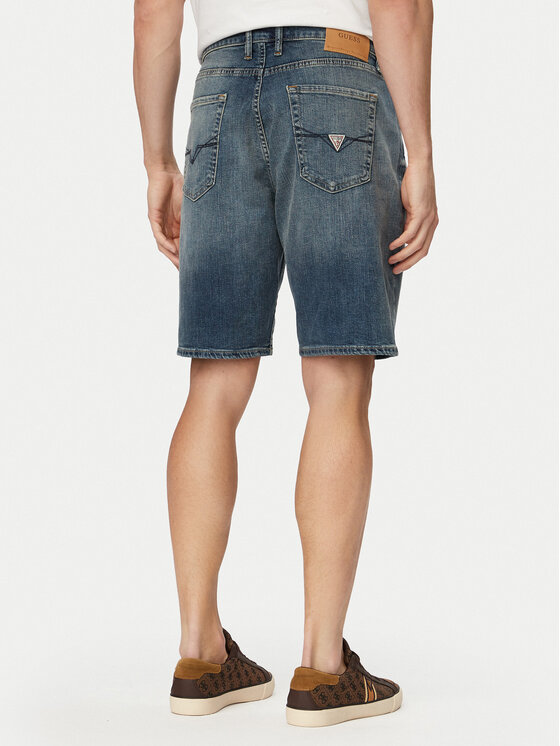 Guess Guess Τζιν σορτσάκια M6GD27 D0777 Μπλε Regular Fit