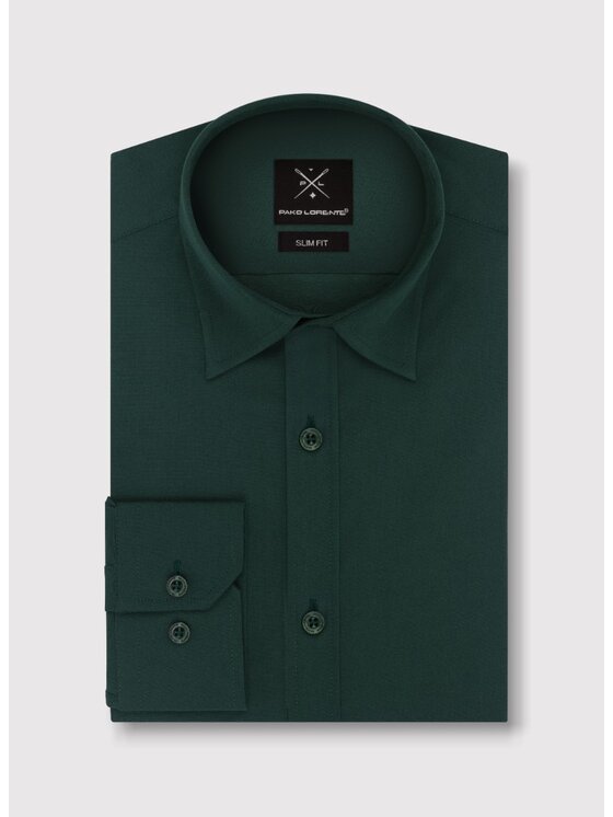 Pako Lorente Pako Lorente Koszula P24WF-1X-053 Zielony Slim Fit