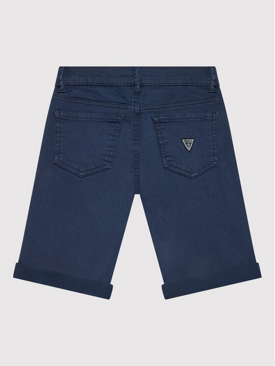 Pantaloncini di jeans L1RD03 WE620 Blu scuro