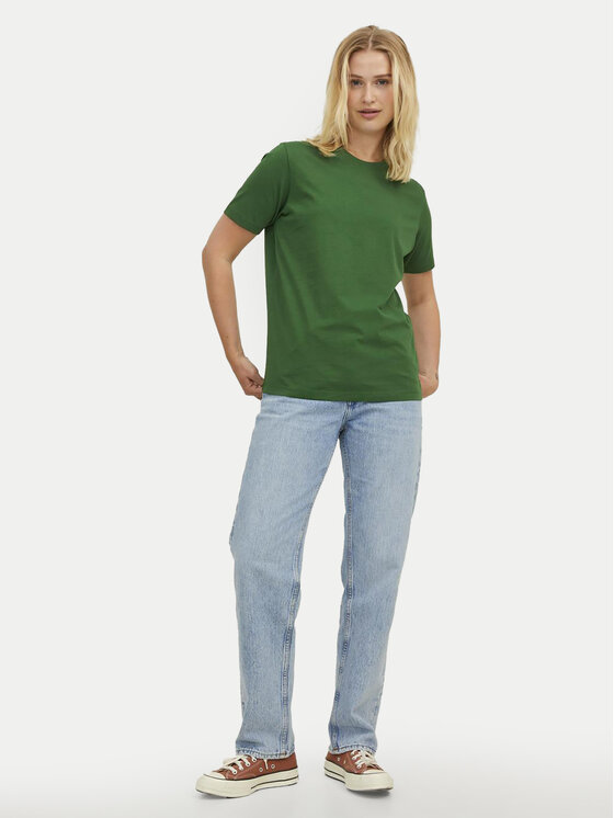 JJXX JJXX Majica Anna 12200182 Zelena Regular Fit