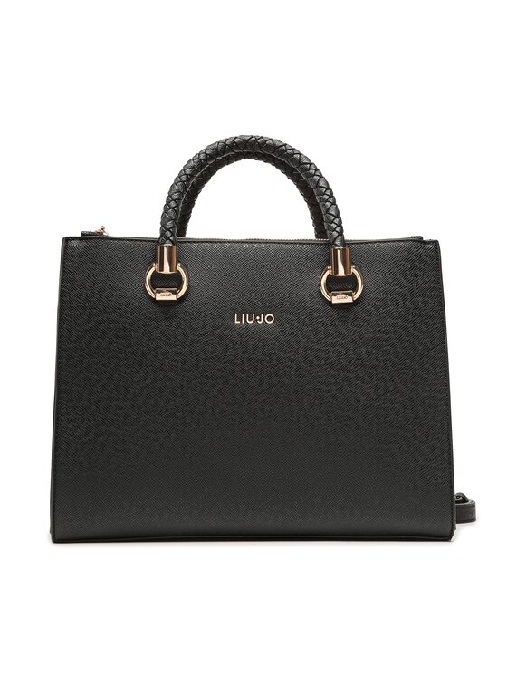 Liu Jo Torebka M Satchel Double AXX010 E0087 Czarny