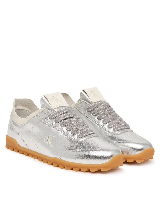 Calvin Klein Calvin Klein Sneakers Low Profile Sneaker Met HW0HW03305 Silberfarben