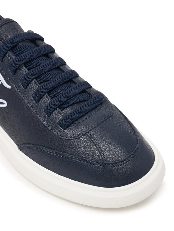 Tommy Hilfiger Tommy Hilfiger Sneakersy Th Icon Court Script Premium FW0FW09604 Granatowy