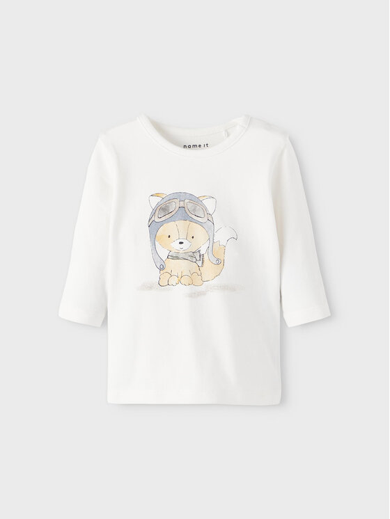 NAME IT NAME IT Μπλουζάκι 13205040 Μπεζ Regular Fit