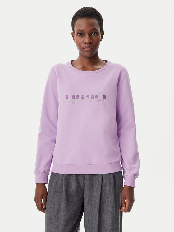 Liu Jo Liu Jo Sweatshirt TA4225 FS090 Violett Regular Fit