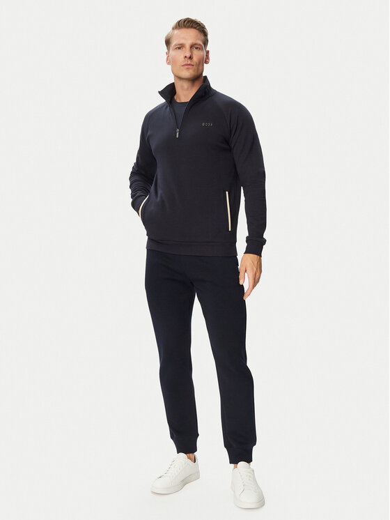 BOSS BOSS Sweatshirt Sense 50566915 Dunkelblau Regular Fit
