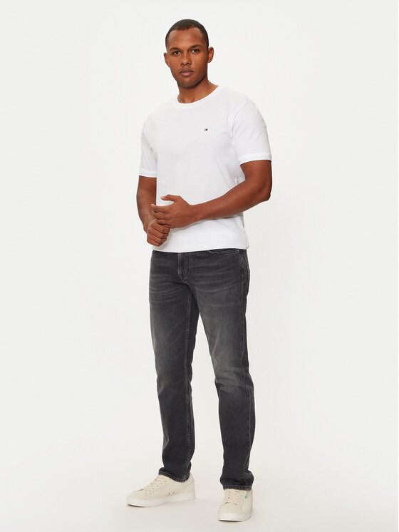 Tommy Hilfiger Tommy Hilfiger Тишърт UM0UM03362 Бял Regular Fit