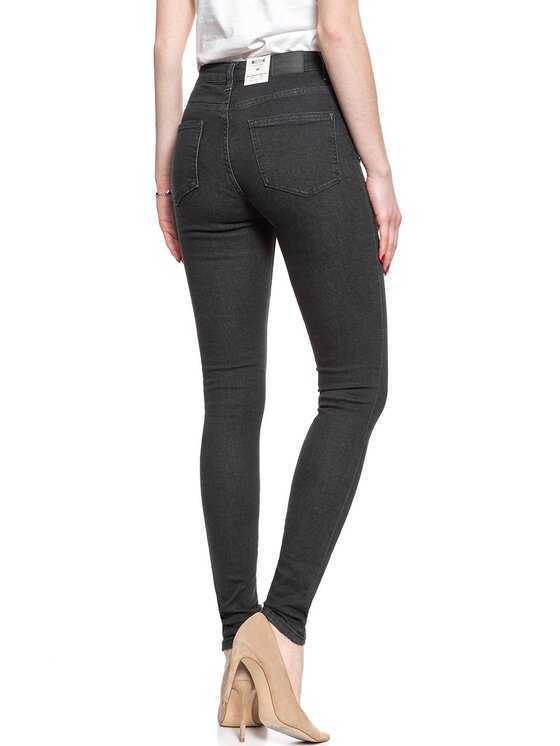 Mustang Mustang Jeansy ZOE SUPER SKINNY Czarny Skinny Fit
