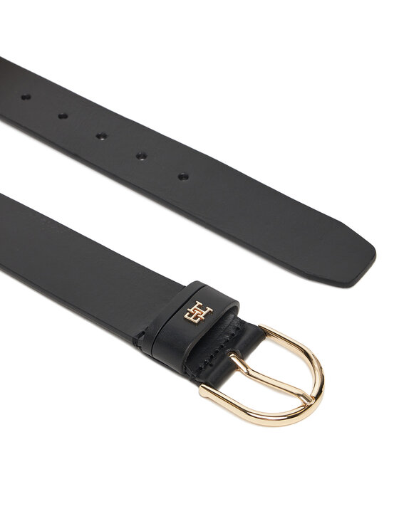 Tommy Hilfiger Tommy Hilfiger Ζώνη Γυναικεία Essential Effortless 3.5 AW0AW17757 Μαύρο
