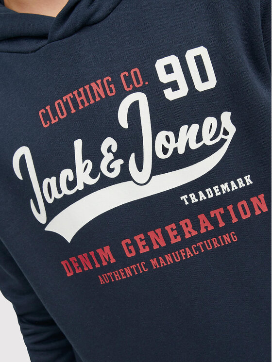 Jack&Jones Junior Jack&Jones Junior Džemperis Logo 12212287 Tamsiai mėlyna Regular Fit