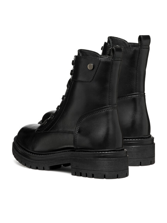Geox Geox Schnürschuhe D Iridea D46HRG 00043 C9999 Schwarz
