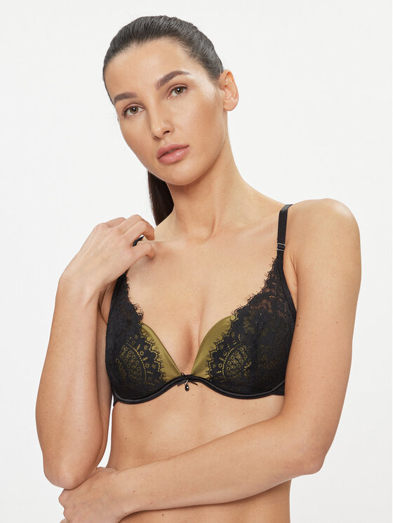 Hunkemöller Podprsenka s kosticami Mirabella Pp 203542 Čierna