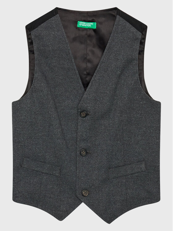 United Colors Of Benetton United Colors Of Benetton Жилет 2N4PCJ006 Сірий Regular Fit