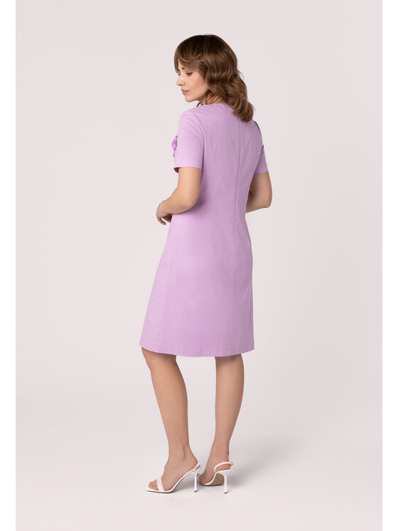 QUIOSQUE QUIOSQUE Každodenné šaty 4UC013 Fialová Regular Fit