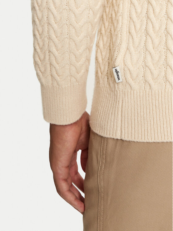 Wrangler Wrangler Pullover 112357290 Écru Regular Fit