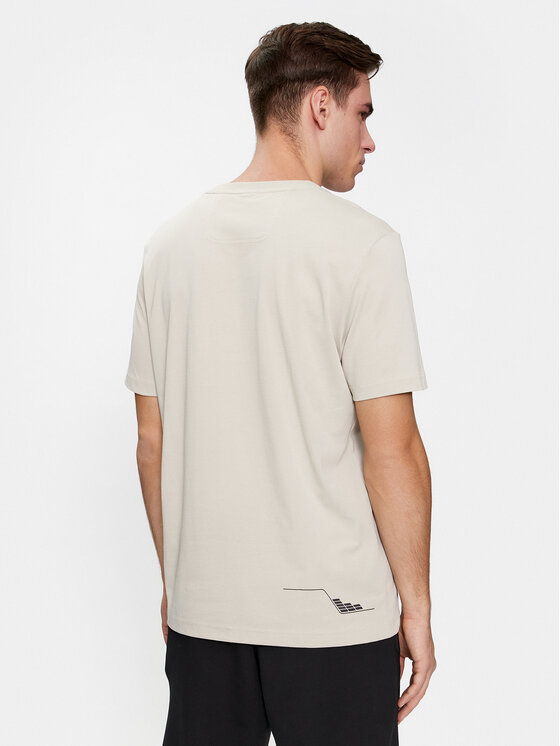 BOSS Boss Marškinėliai Tee 3 50506358 Smėlio Regular Fit