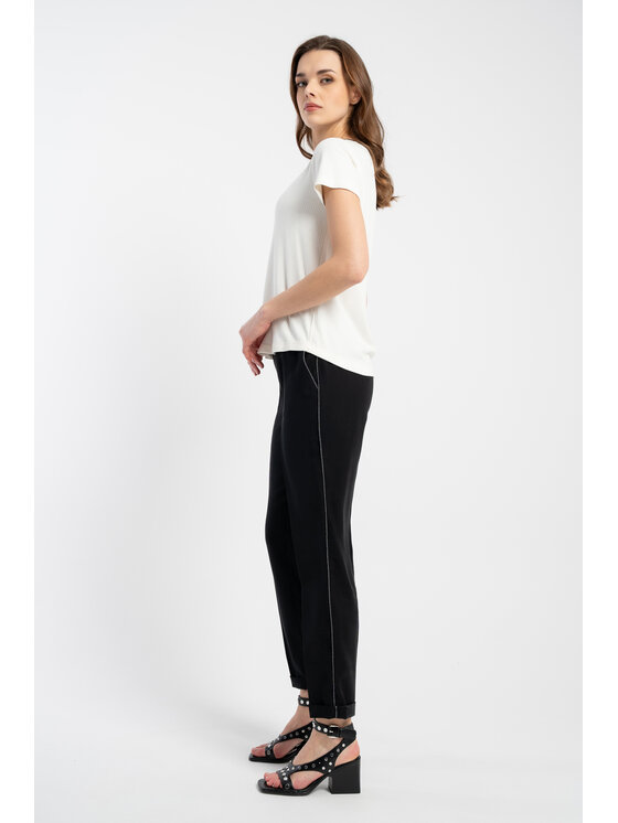 CLICK CLICK Μπλουζάκι 72-002 Λευκό Regular Fit
