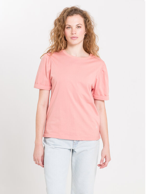 Cross Jeans Cross Jeans T-Shirt 55914-303 Pomarańczowy Regular Fit
