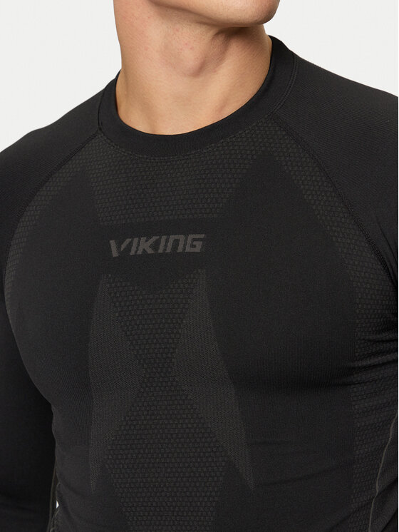 Viking Viking Termoaktív felső Eiger Man Longsleeve 500/21/2081 Fekete Slim Fit