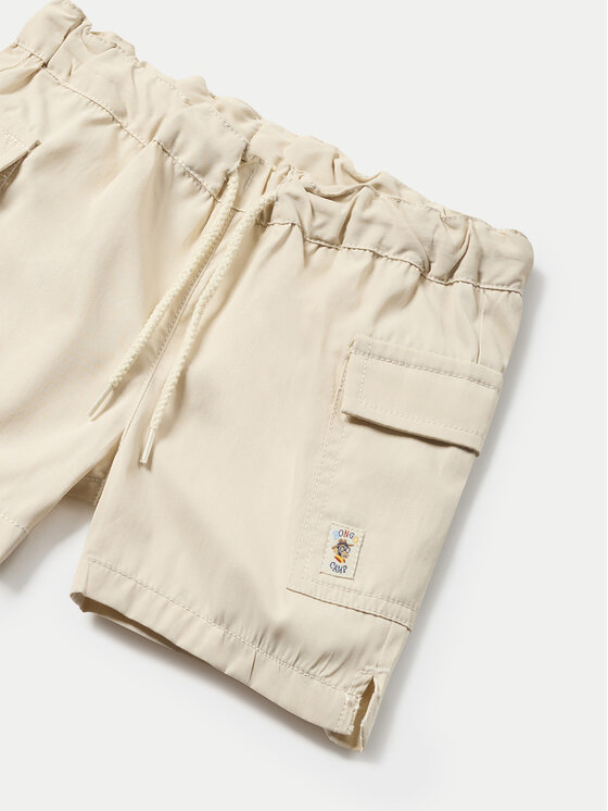 Mayoral Mayoral Pantaloncini di tessuto 1238 Beige Regular Fit