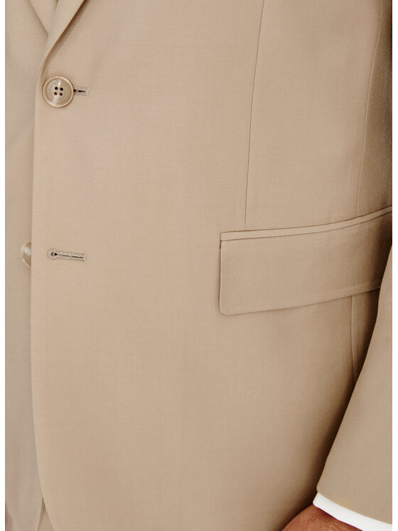 Pako Lorente Pako Lorente Marynarka P26SP-3G-002 Beżowy Slim Fit