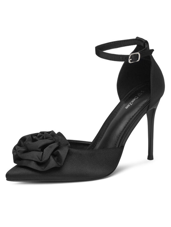 DeeZee DeeZee Pantofi cu toc subțire GD232451 Negru