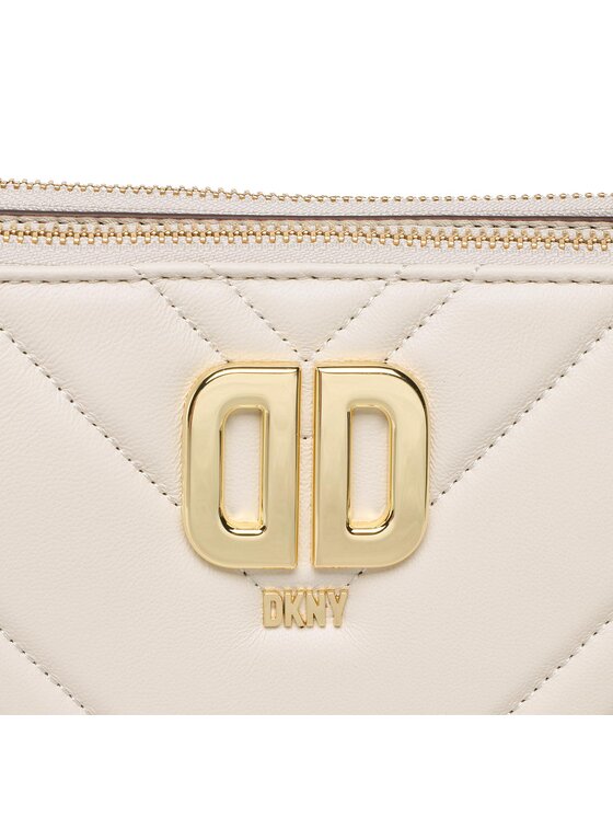 DKNY DKNY Handtasche Delphine Dbl Zip Cbo R23EBG29 Écru