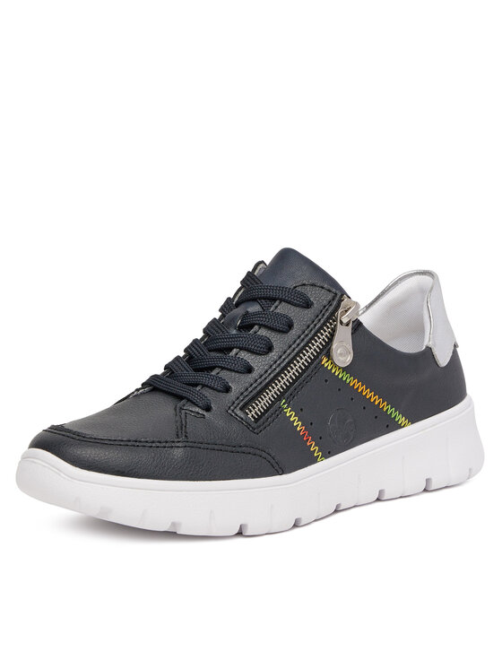 Rieker Rieker Sneakersy N1313-14 Tmavomodrá