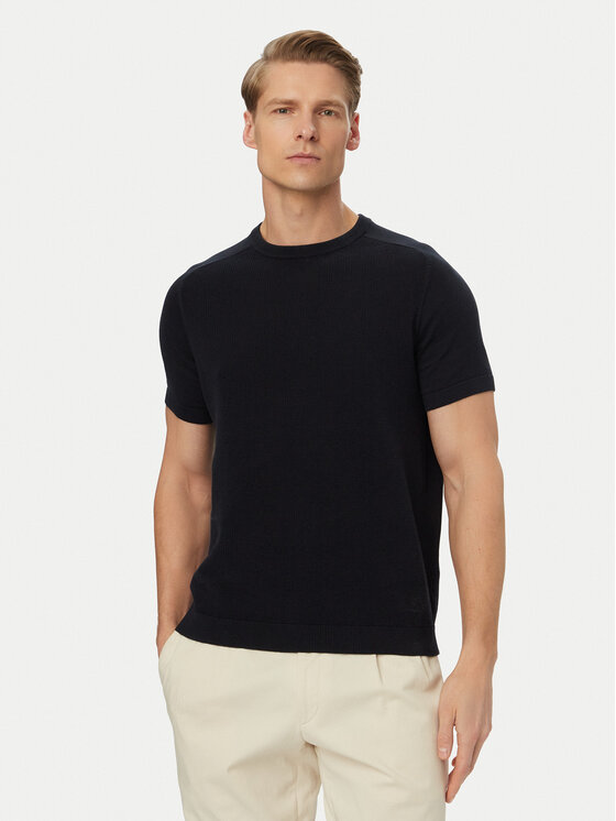 Bugatti Bugatti T-Shirt 7200-15534E Dunkelblau Regular Fit