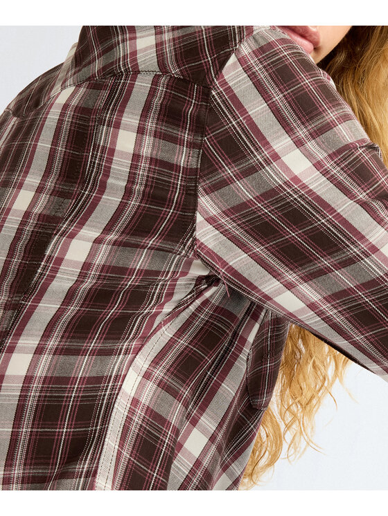 Wrangler Wrangler Koszula 112386787 Brązowy Regular Fit