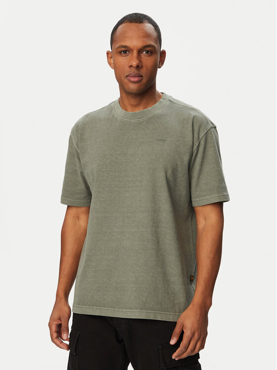 G-Star Raw G-Star Raw T-shirt Base D28588-E517 Verde Regular Fit