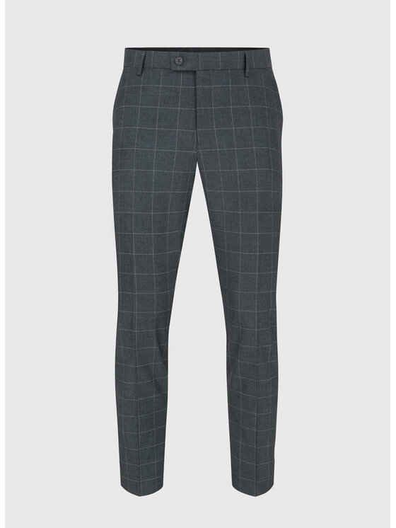 Pako Lorente Pako Lorente Spodnie garniturowe P24SF-6G-023 Szary Slim Fit
