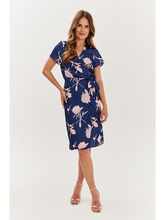 NAOKO NAOKO Každodenné šaty Milano Moves Tmavomodrá Regular Fit