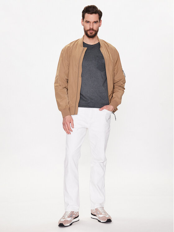 Lindbergh Lindbergh Тишърт 30-420053 Сив Regular Fit