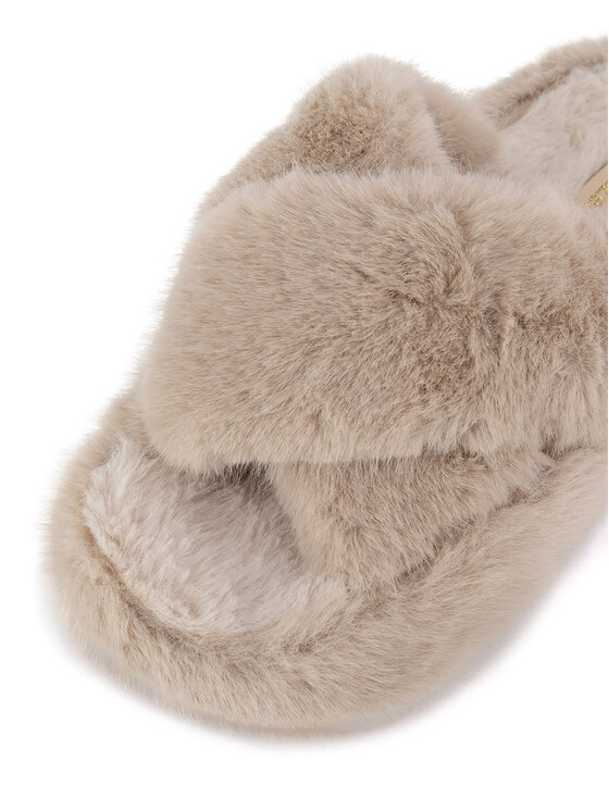 DeeZee DeeZee Kapcie P4194523 Beżowy