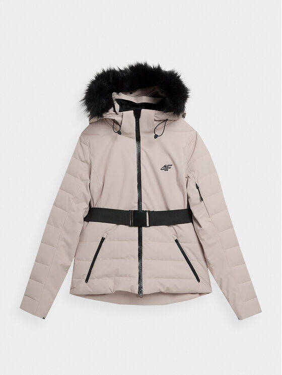 4F 4F Suusajope 4FAW23TTJAF337 Beež Slim Fit