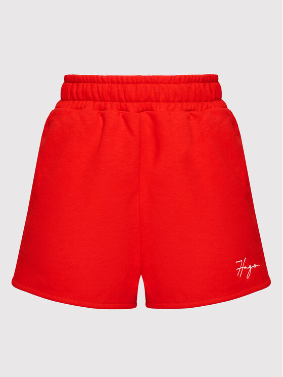 HUGO Hugo Sportiniai šortai Nente 50465462 Raudona Regular Fit