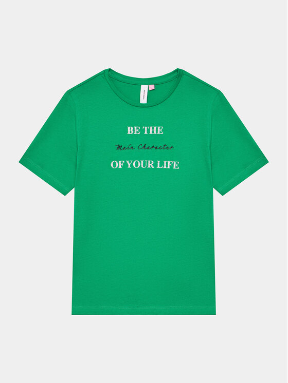 Vero Moda Girl Vero Moda Girl Tricou 10285148 Verde Regular Fit