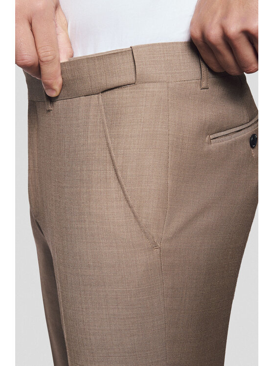 Lancerto Lancerto Garnitur Fratta GA073125000003 Beżowy Slim Fit