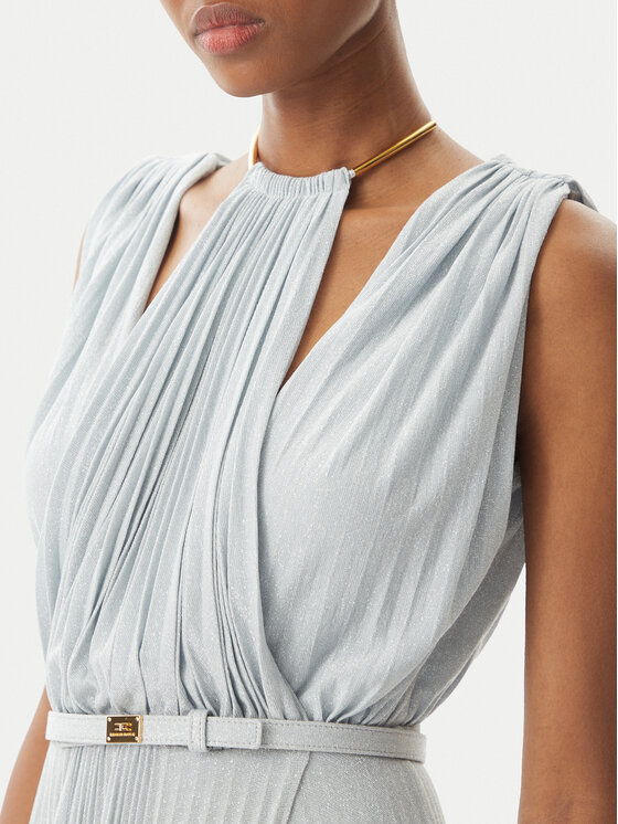 Elisabetta Franchi Elisabetta Franchi Abito da sera AB-R21-52E2 Azzurro chiaro Regular Fit
