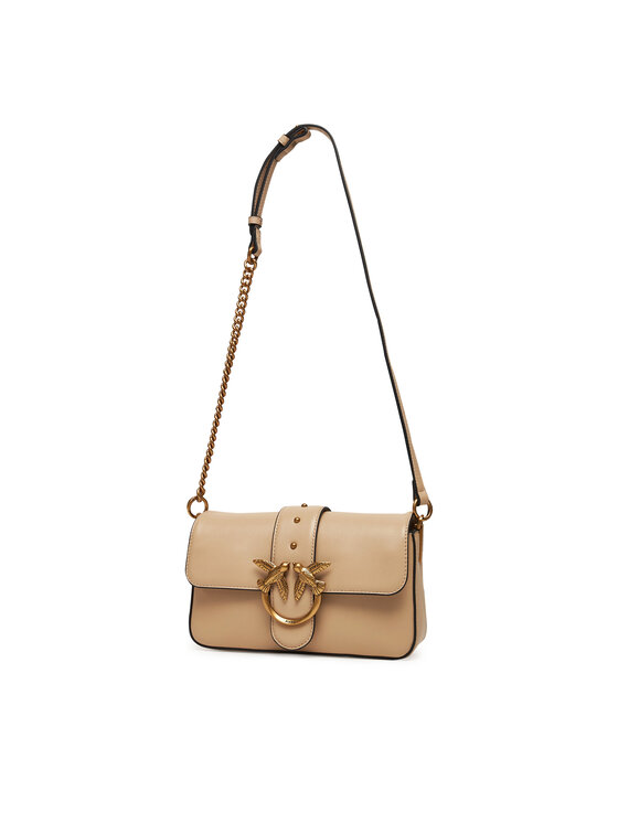 PINKO PINKO Torebka Love One Mini Slouchy Fl PE 25 PLTT 104340 A0QO Beżowy