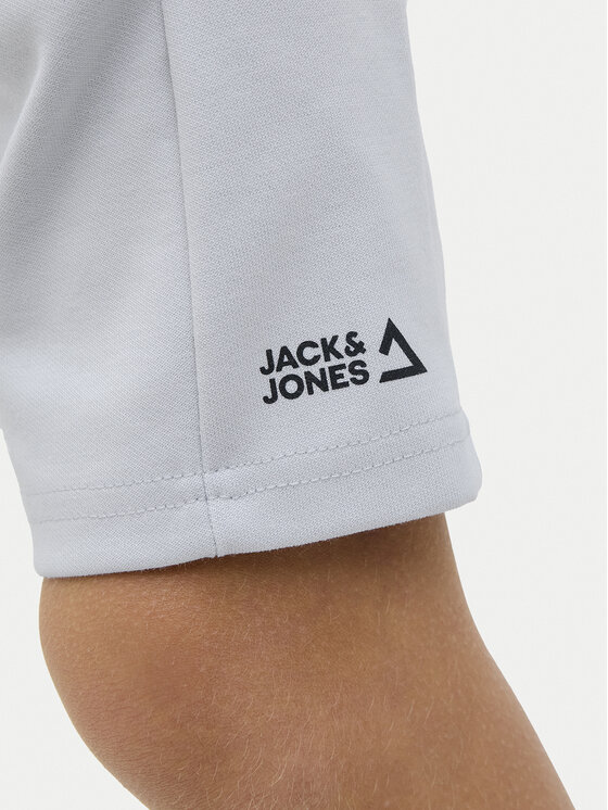 Jack & Jones Junior Jack & Jones Junior Szorty sportowe Gordon Fusion 12274667 Szary Slim Fit