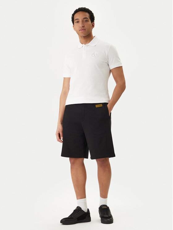 Versace Jeans Couture Versace Jeans Couture Sporta šorti 80GADT04 CF01T Melns Regular Fit