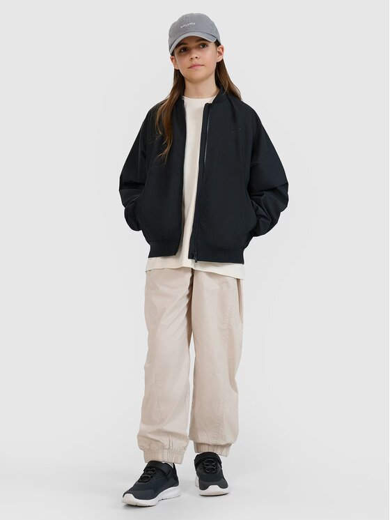 4F 4F Μπουφάν μεταβατικό 4FJWSS25TJACF184-20S Μαύρο Oversize
